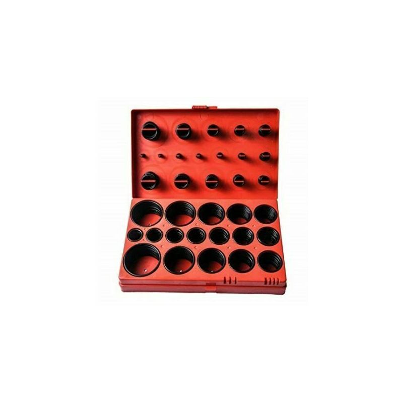 Kit Set 419 Pezzi Guarnizioni O ring Varie Misure Gomma Anelli Term...