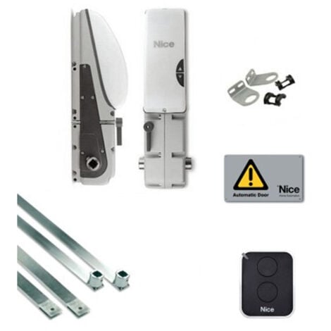 Kit Set Automazione Porte Garage Basculanti Contrappesi 24v NICE TNLKCE TEN