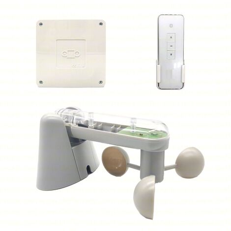 DIEFFEMATIC Kit Set Centralina Sensore Vento Anemometro Tenda Da Sole Con Radiocomando Kitbt