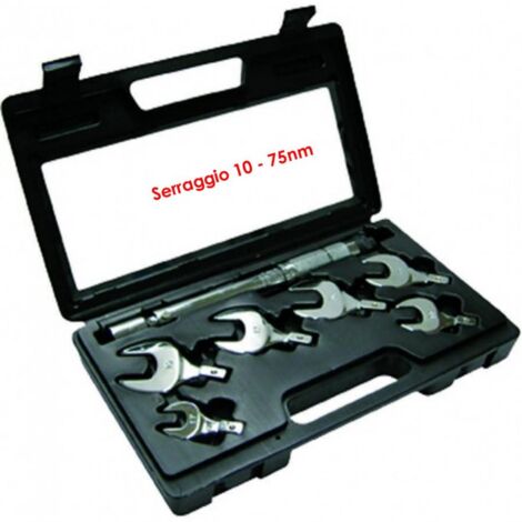KIT SET CHIAVI DINAMOMETRICA mm 17, 19, 22, 24, 27 e 29 CLIMATIZZATORI