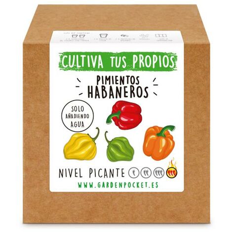 Kit siembra Pimiento Habanero Garden Pocket