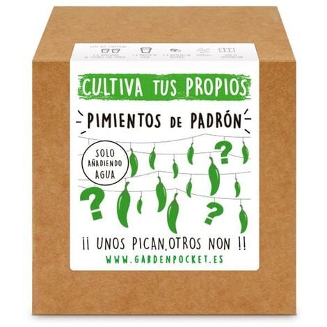 Kit siembra Pimientos de padrón Garden Pocket