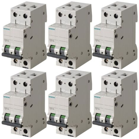 Kit Siemens magnetotermici 1P+N 2 moduli 16A 4500K 5SL35167