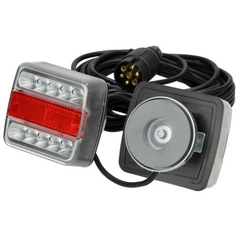 Kit signal.7m50 magnetique a led entre feux 2.5m rouge/blanc SODIFLASH - 17237