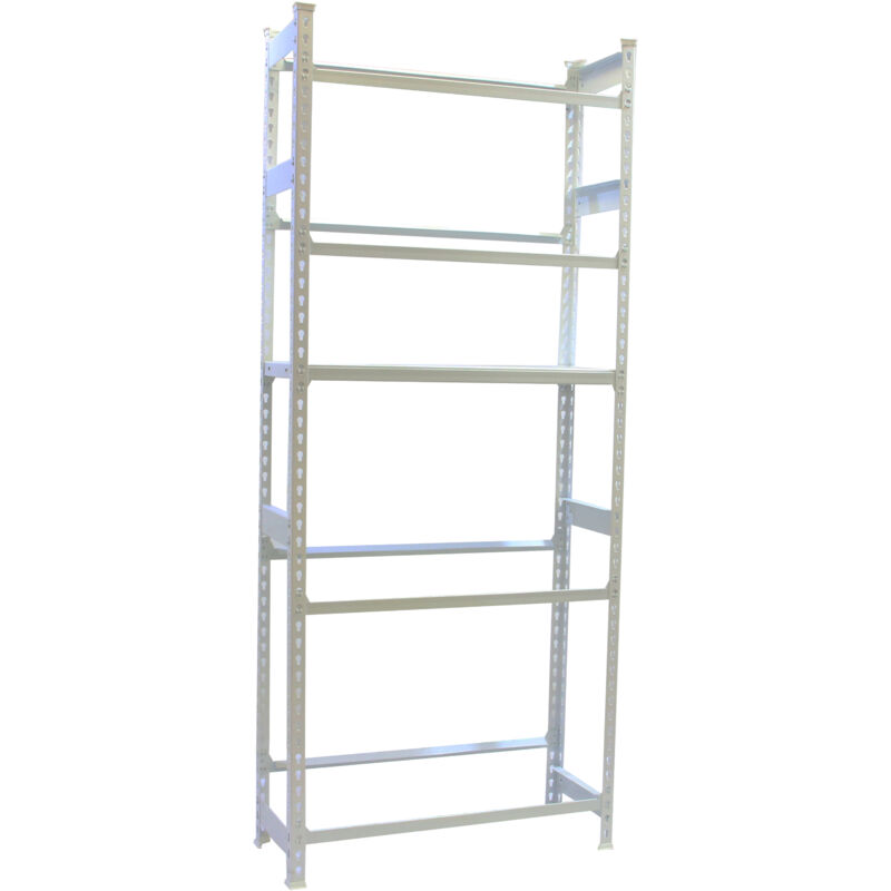 Simonrack - Botellero metálico simonclick de 5 estantes (200x80x30cm) blanco