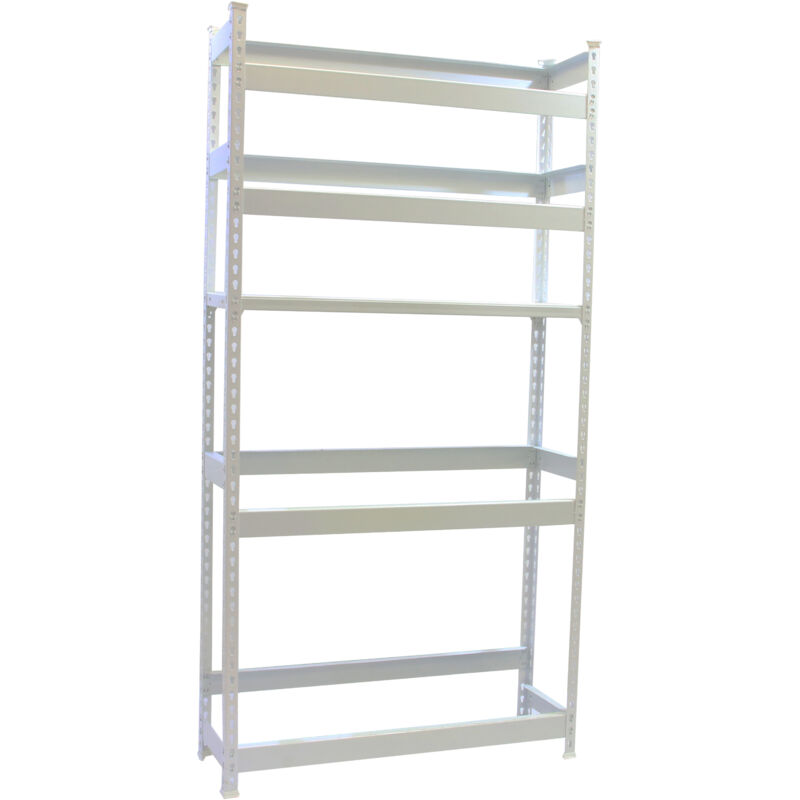 Simonrack - Botellero metálico simonclick de 5 estantes (200x100x30cm) blanco