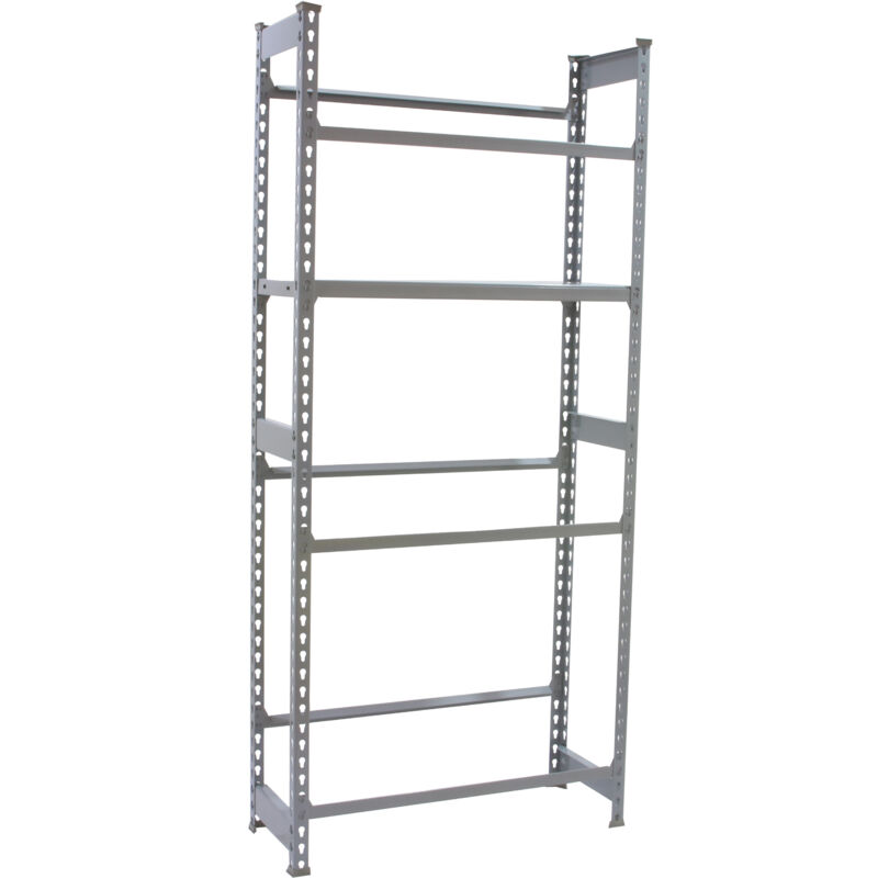 Simonrack - Botellero metálico simonclick de 4 estantes (100x80x30cm) gris