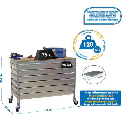 KIT SIMONWORK MOBILE BT5 BOX6 900 GRIS/M