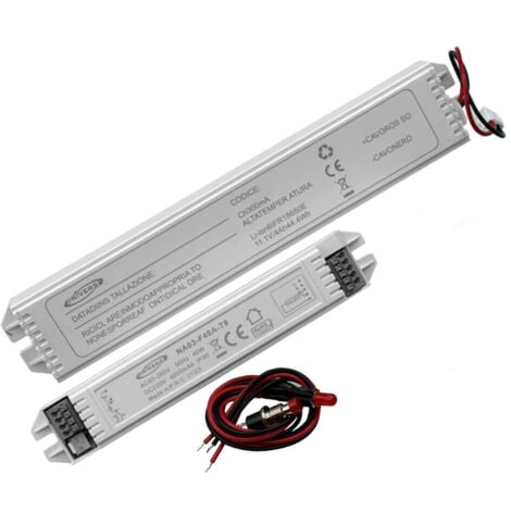 Kit sistema di emergenza per trasformare lampade a LED da 3w a 40w in luce anti black out 220V