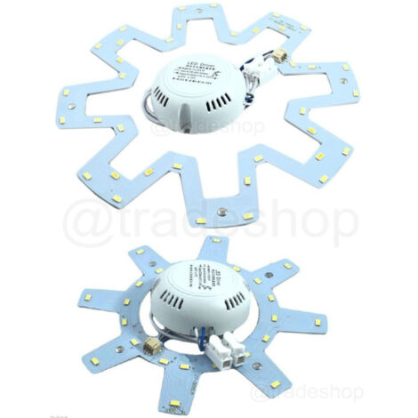 Kit Smd Led Pannello Luce 12w 20w 22w Conversion Plafoniera Vecchio Neon 12 Watts