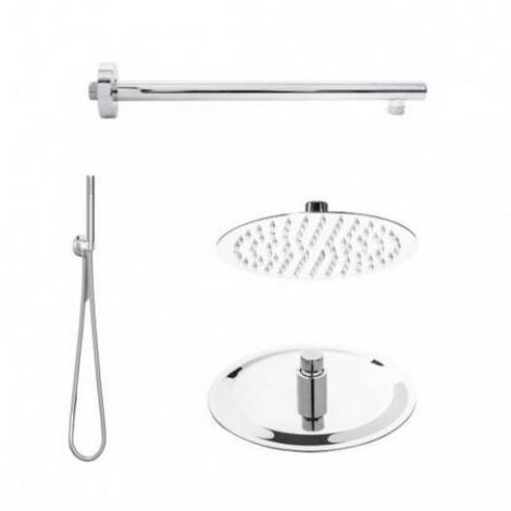 KIT SOFFIONE DOCCIA RESTYLING SMART- TONDO Cromo Lucido