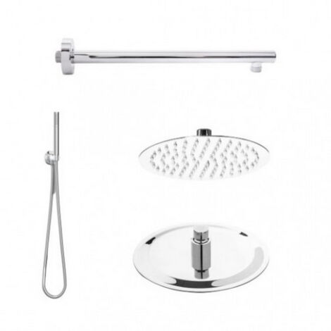 Kit soffione doccia restyling smart- tondo  Cromo LucidoMETAF
