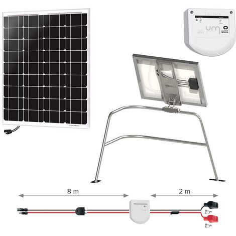 Kit solaire 50w - balcon - nautisme - uniteck