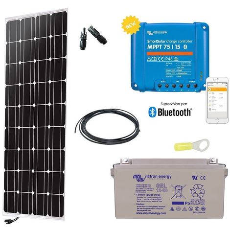 Kit solaire autonome 150w - 12v monocristallin