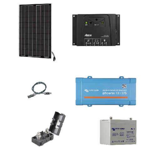 Kit Solaire Isolé Pré-Assemblé Avec Batterie Monobloc nº05