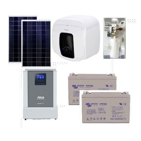 kit solaire complet avec chauffe eau electrique.