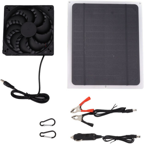 Kit Solaire Portable 5,5W Monocristallin Haute Efficacité pour Camping et Voiture