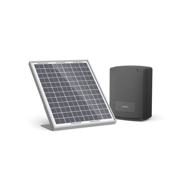 Kit solaire universel pour motorisation de portail 12V et 24V - Avidsen - 114375