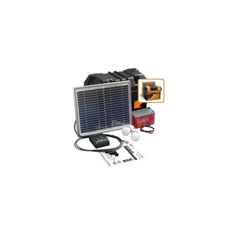 

Kit solarlife con accesorios 10w-12v