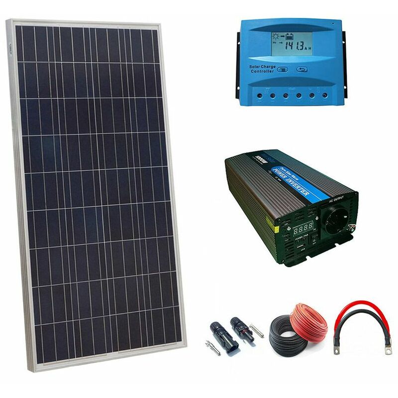 

Kit Solar 12v 150w Hora Inversor 1000w