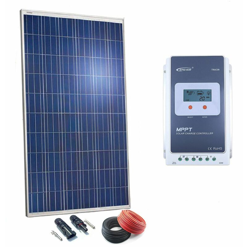 

Kit Solar 24v 250w Regulador MPPT 20a con LCD