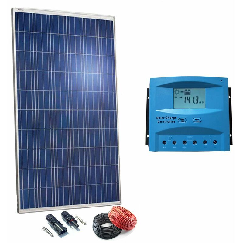 

Kit Solar 24v 300w Hora Regulador 20a con LCD