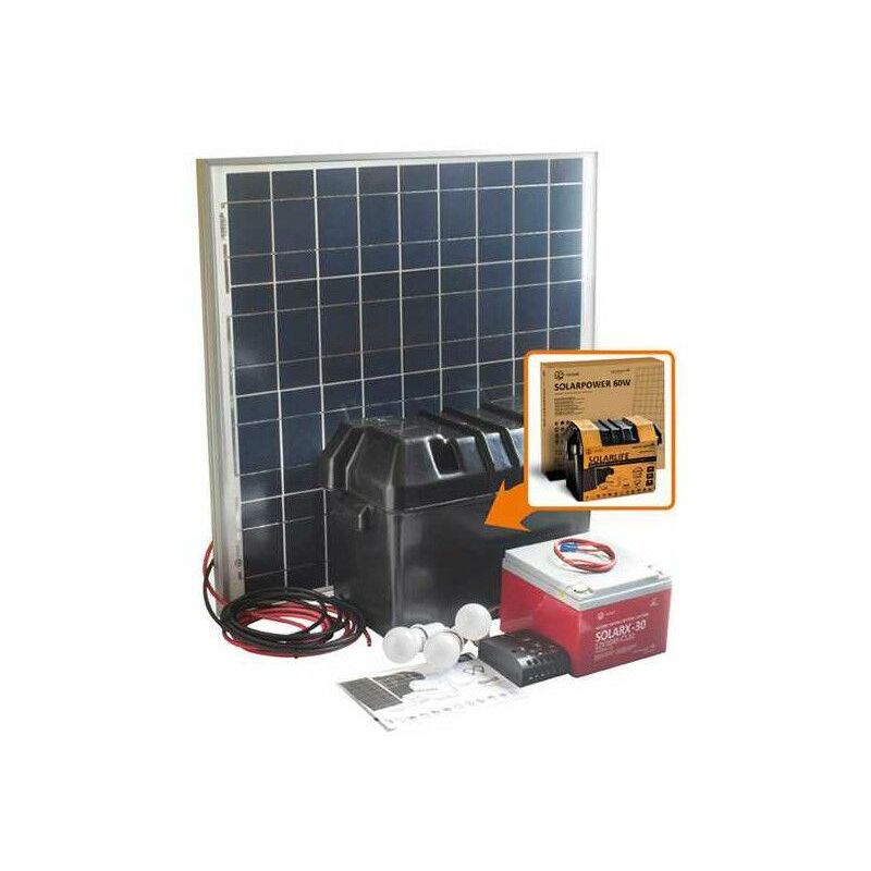 

Kit solar 60W-12VCC