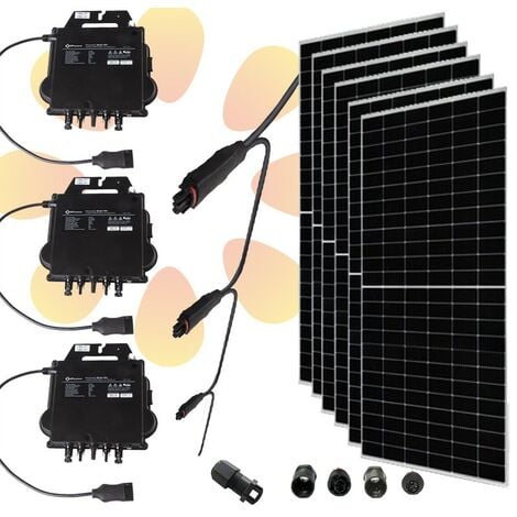 Kit solar autoconsumo 880W con microinversor fotovoltaico DS3-L 730W  Apsystems