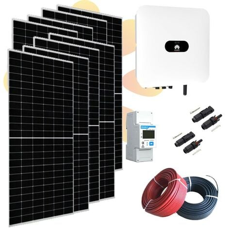 Kit solar fotovoltaico autoconsumo con Huawei 4kWp 17500Wh/día