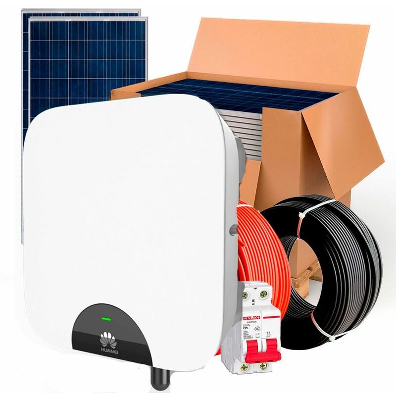 

Plusenergy Wccsolar - Kit solar HuaWei 3000wh Autoconsumo Inyecci¢n a RED