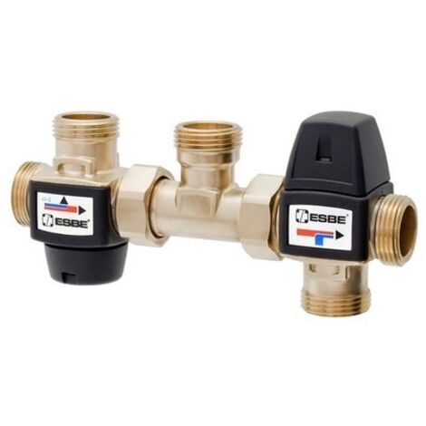 KIT SOLARE FILETTO MASCHIO VMC322 1" T. deviazione 45°C