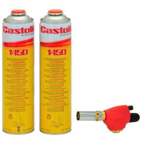 Kit soplete Castolin 1450 + 2 botellas 1450