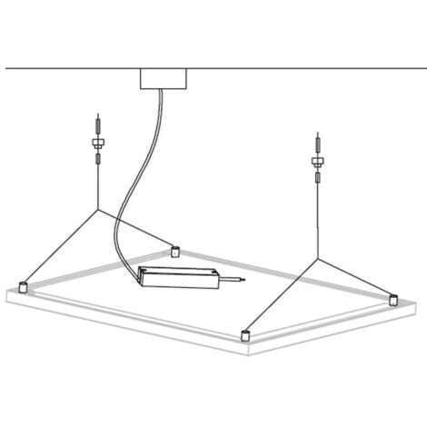 Kit sospensione Nobile per Pannelli LPX66 AX3