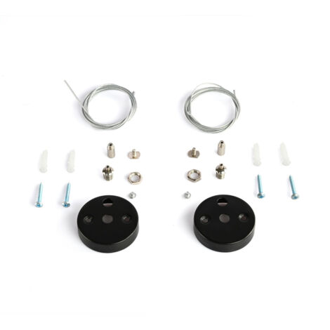 Kit sospensione Videx per lampada Lineare 150cm nero