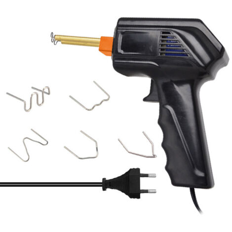 Kit soudage plastique 70W pour réparation pare-chocs – Agrafeuse avec 5 types d'agrafes, outil professionnel