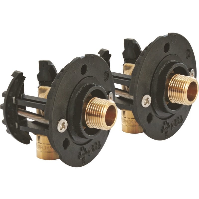 Ayor - Kit complet fixation Robinetterie Sous-Lavabo - per Ø12 - Rac Glissement M12/17