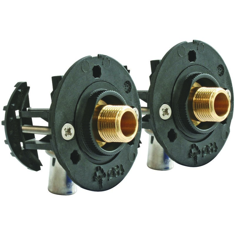 Ayor - Kit complet fixation Robinetterie Sous-Lavabo - per Ø16 - Rac Sertir M12/17