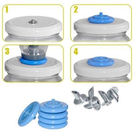 Kit sous vide - 5 valves + poiçons