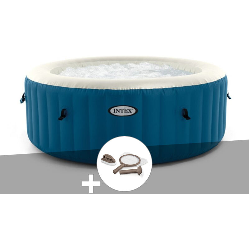 Kit spa gonflable Intex PureSpa One rond Bulles 24 places + Kit d'entretien