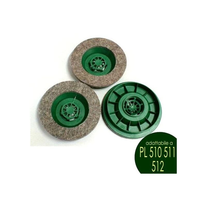 Kit Spazzola 3pz. FELTRO FOLLETTO PULILUX PL 510 511 512 VORWERK