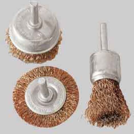 KIT SPAZZOLE 3 pezzi (3 spazzole a gambo). Prezzo per Confezione.