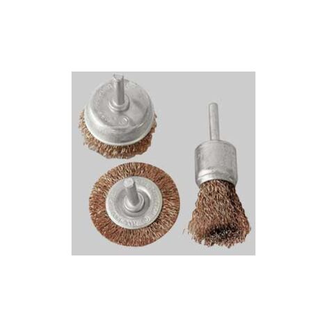 Kit spazzole ideal star 3 pezzi (3 spazzole a gambo)