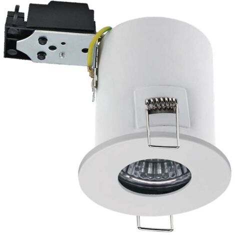 Kit Spot LED RT2012/BBC Finition Blanc GU10 5W équivalent 40W - Blanc du Jour 6000K