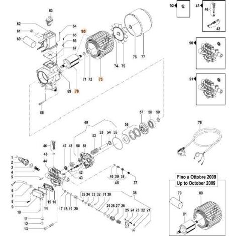 KIT STATOR ORIGINAL EMAK 301100002