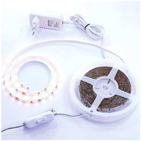 KIT STRIP LED 7,2W 3 M IP54 NATURALE