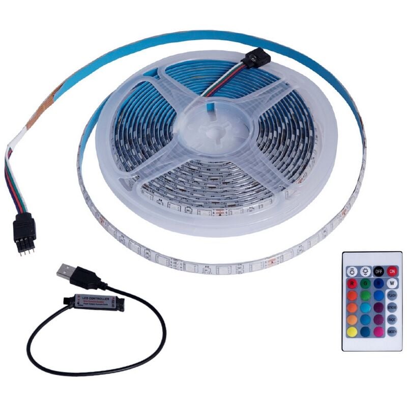 Striscia Led usb 5V retroilluminazione per tv 5W