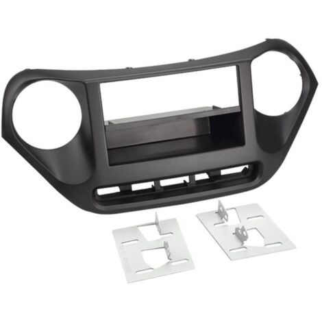 Kit support 2Din compatible avec Hyundai i10 ap13 avec vide-poche - Noir