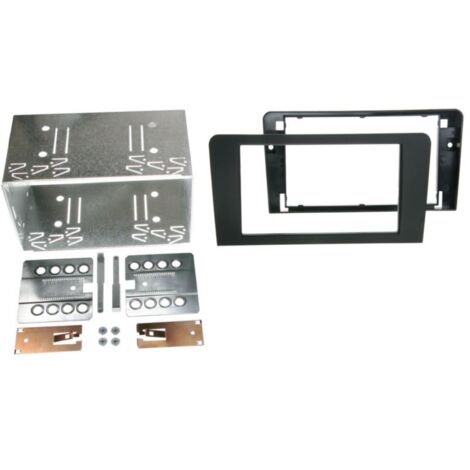 Kit Support Autoradio 2DIN compatible avec Audi A3 8P 03-12 Rubber touch