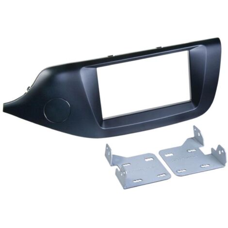 Kit Support autoradio 2DIN compatible avec Kia Ceed ap12 Noir mat