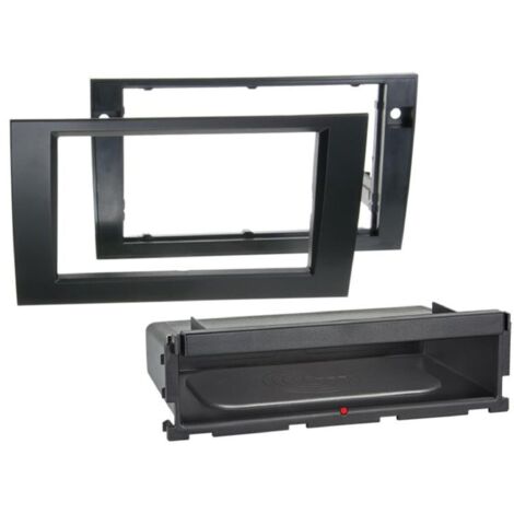 Kit Support Autoradio compatible avec Audi A4 Seat Exeo Avec vide poche Induction Qi